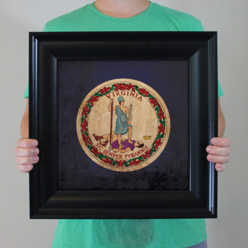 Virginia Flag Art by City Prints - Image 4
