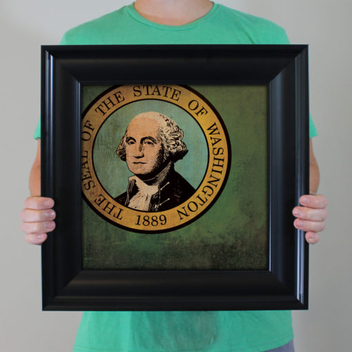 Washington Flag Art by City Prints - Image 4