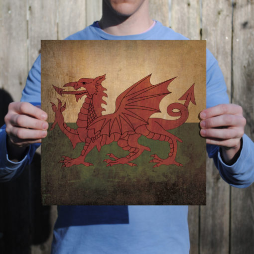 Wales Flag Art by City Prints - Image 2
