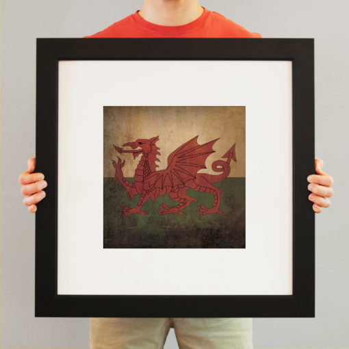 Wales Flag Art by City Prints - Image 3