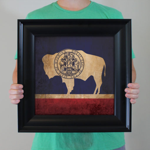 Wyoming Flag Art by City Prints - Image 4