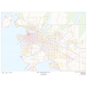 Greater Vancouver Postal Code Forward Sortation Areas by Map Sherpa