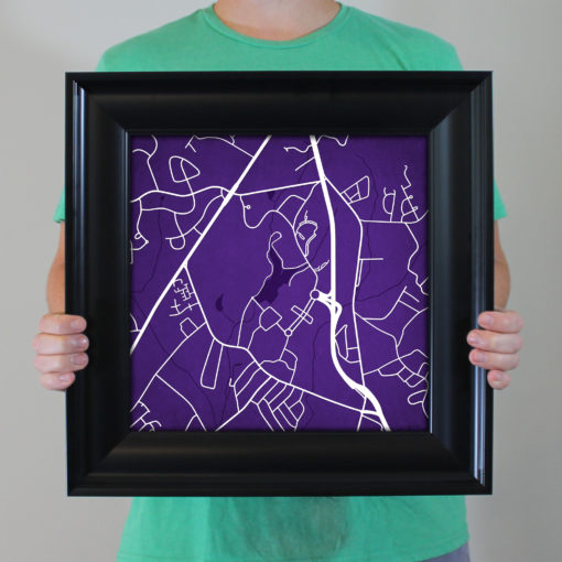 Furman University Campus Map Art by City Prints - Image 5