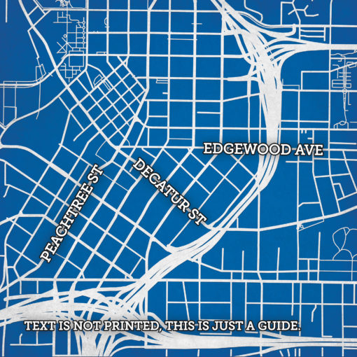 Georgia State University Campus Map Art by City Prints - Image 2