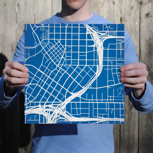 Georgia State University Campus Map Art by City Prints - Image 3