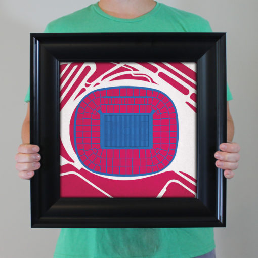 Allianz Arena Map Art by City Prints - Image 4