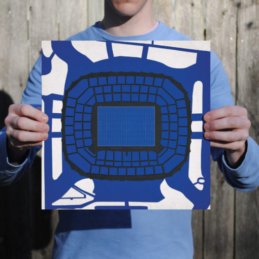 Volksparkstadion Map Art by City Prints - Image 2