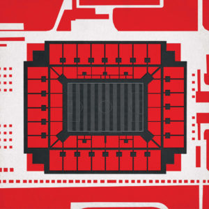 RheinEnergieStadion Map Art by City Prints