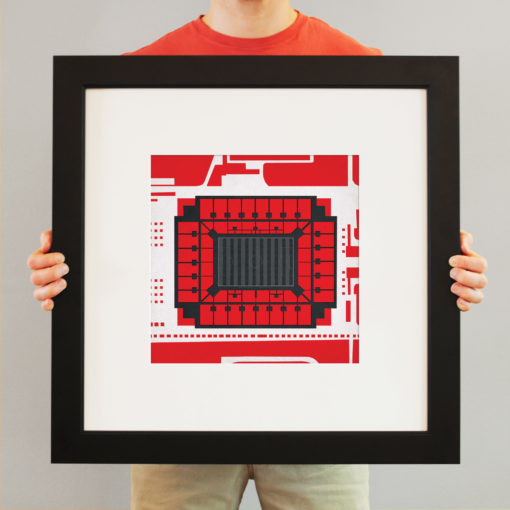 RheinEnergieStadion Map Art by City Prints - Image 3