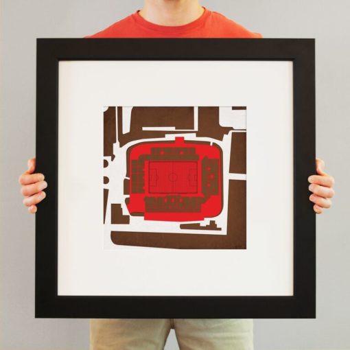 Millerntor-Stadion Map Art by City Prints - Image 4