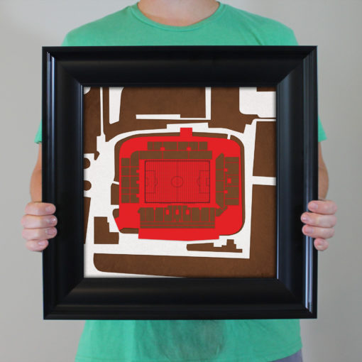 Millerntor-Stadion Map Art by City Prints - Image 3