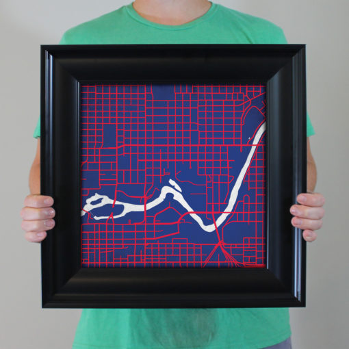 Gonzaga University Campus Map Art by City Prints - Image 5