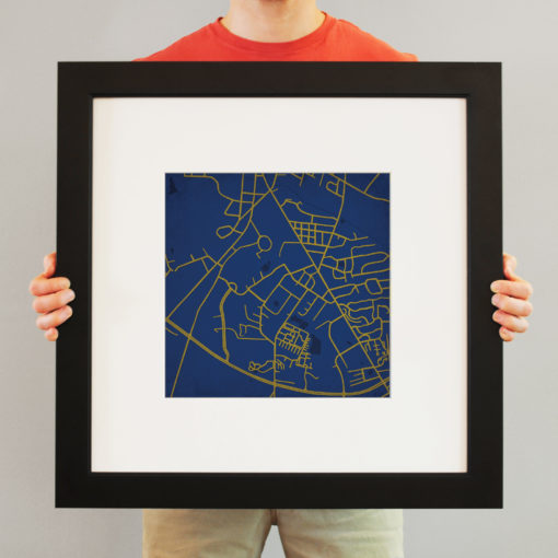 Georgia Southern University Campus Map Art by City Prints - Image 4