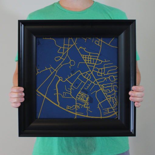 Georgia Southern University Campus Map Art by City Prints - Image 5