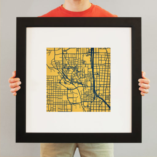 Georgia Institute of Technology Campus Map Art by City Prints - Image 4