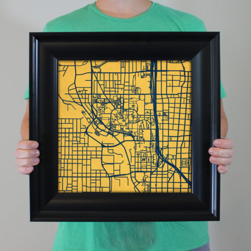 Georgia Institute of Technology Campus Map Art by City Prints - Image 5