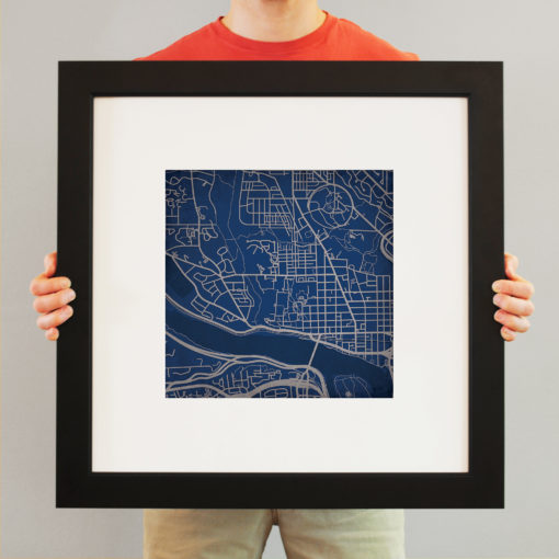 Georgetown University Campus Map Art by City Prints - Image 4