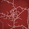 Hampden-Sydney College Campus Map Art by City Prints
