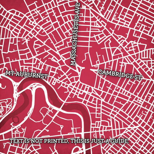 Harvard University Campus Map Art by City Prints - Image 2