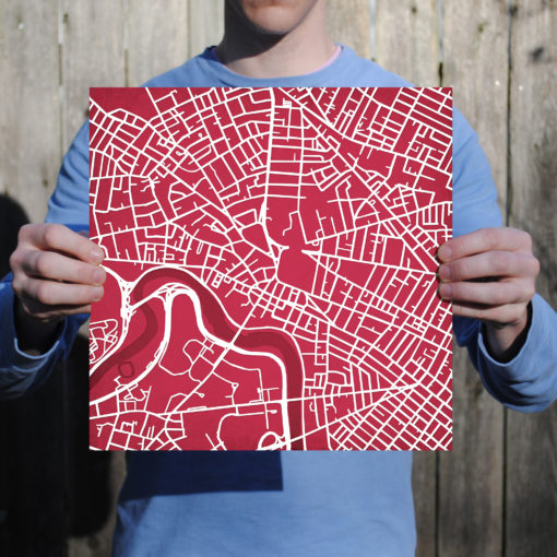 Harvard University Campus Map Art by City Prints - Image 3