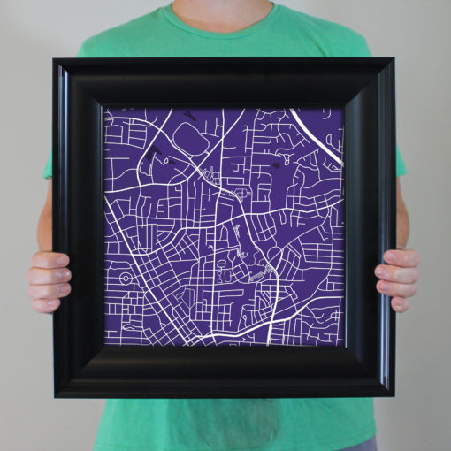 High Point University Campus Map Art by City Prints - Image 5