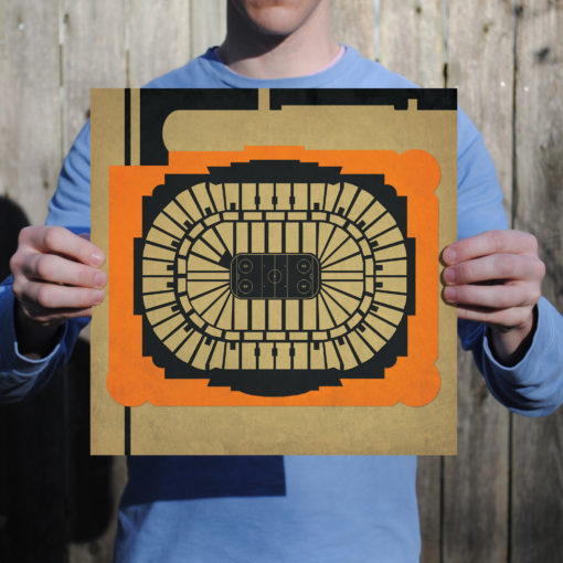 Honda Center Map Art by City Prints - Image 2