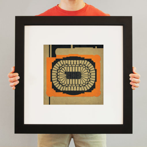 Honda Center Map Art by City Prints - Image 3