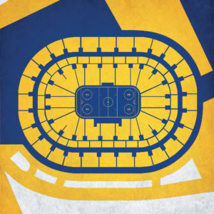 KeyBank Center Map Art by City Prints
