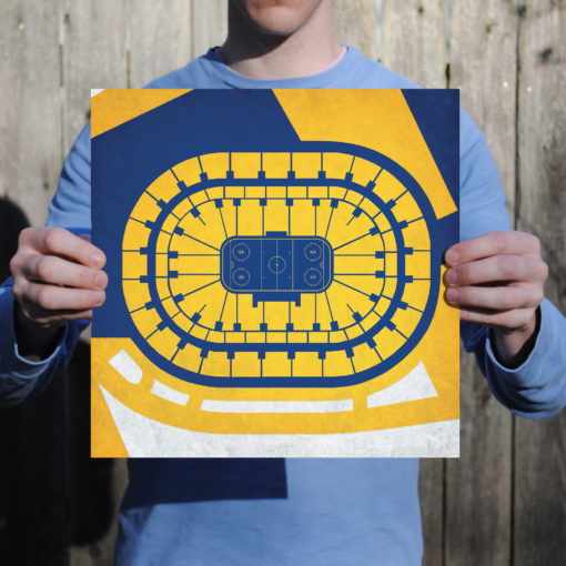 KeyBank Center Map Art by City Prints - Image 2