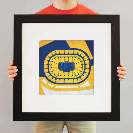KeyBank Center Map Art by City Prints - Image 3