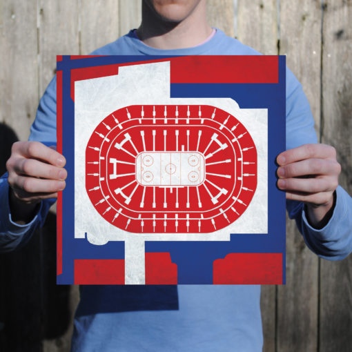 Bell Centre Map Art by City Prints - Image 2