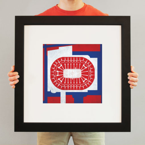 Bell Centre Map Art by City Prints - Image 3