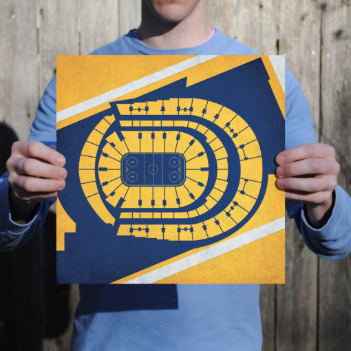 Bridgestone Arena Map Art by City Prints - Image 2