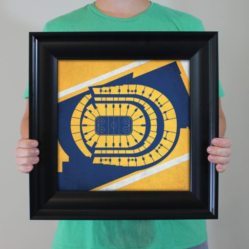 Bridgestone Arena Map Art by City Prints - Image 4