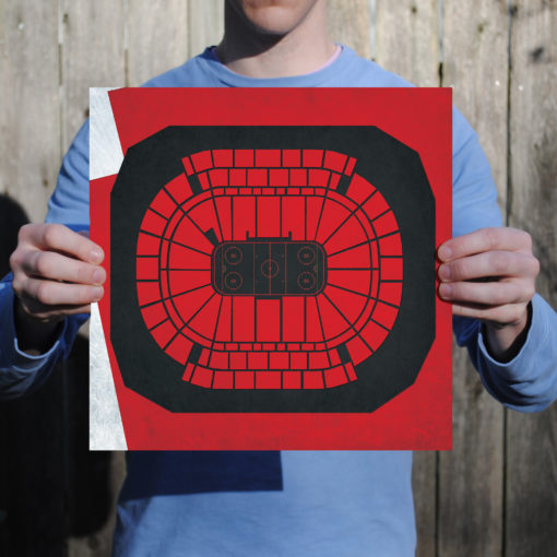 Prudential Center Map Art by City Prints - Image 2