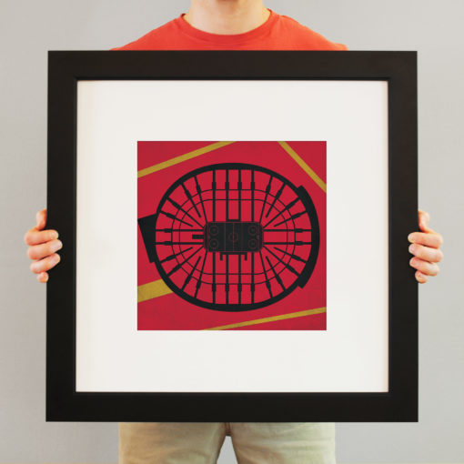 Canadian Tire Centre Map Art by City Prints - Image 3