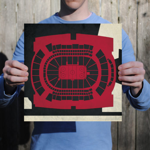 Gila River Arena Map Art by City Prints - Image 2