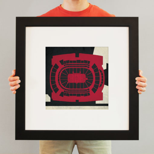 Gila River Arena Map Art by City Prints - Image 3