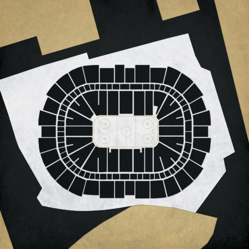 PPG Paints Arena Map Art by City Prints