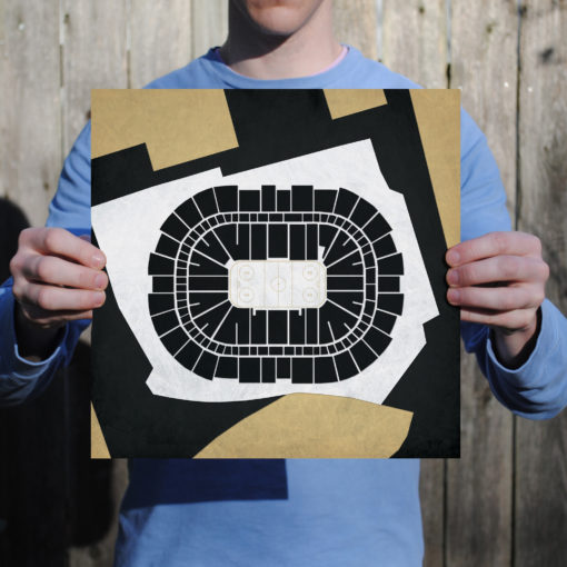 PPG Paints Arena Map Art by City Prints - Image 2