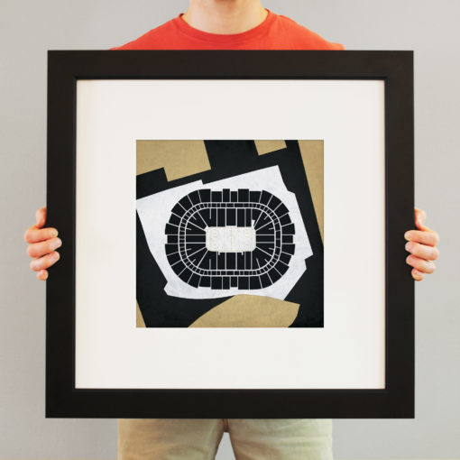 PPG Paints Arena Map Art by City Prints - Image 3