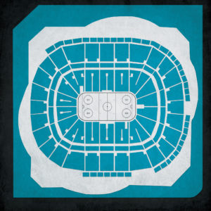 SAP Center at San Jose Map Art by City Prints