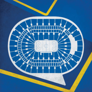 Scottrade Center Map Art by City Prints