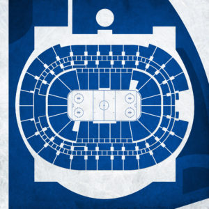Amalie Arena Map Art by City Prints