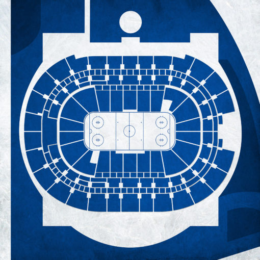Amalie Arena Map Art by City Prints