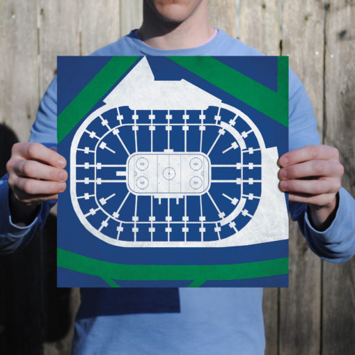 Rogers Arena Map Art by City Prints - Image 2