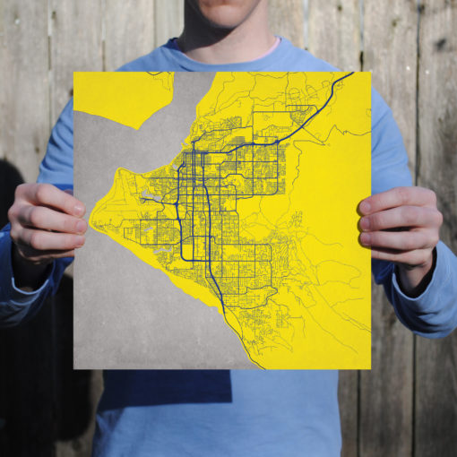 Anchorage, Alaska Map Art by City Prints - Image 3