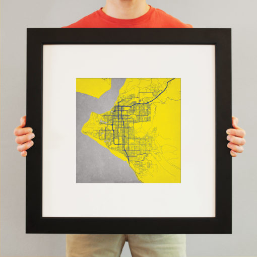 Anchorage, Alaska Map Art by City Prints - Image 4