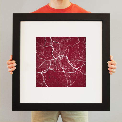 Asheville, North Carolina Map Art by City Prints - Image 4