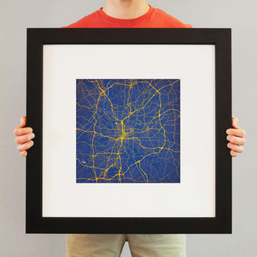 Atlanta, Georgia Map Art by City Prints - Image 4